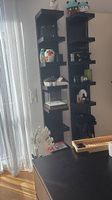 2 schwarze IKEA Regale  sehr guter Zustand