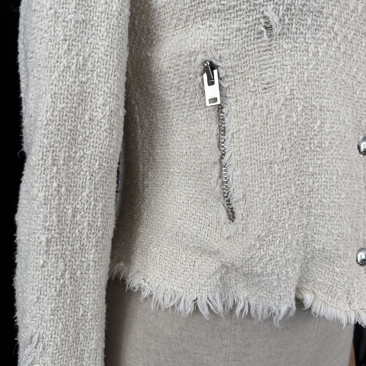 Iro Giacche: IRO Tweed Cotton Jacket – Nuovo (secondo la descrizione) da Emmen venduto da AVVIIVVA_Store 3