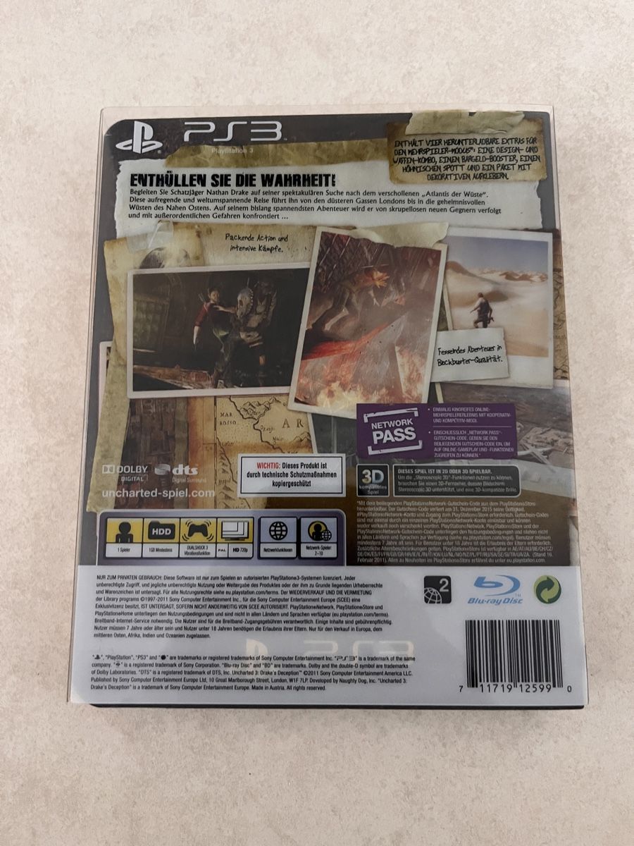 Sony Giochi: Uncharted 3 Special Edition PS3 – Usato da Suhr venduto da SchnapperCH 1