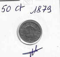 Monnaie Suisse: 0.50 fr 1879