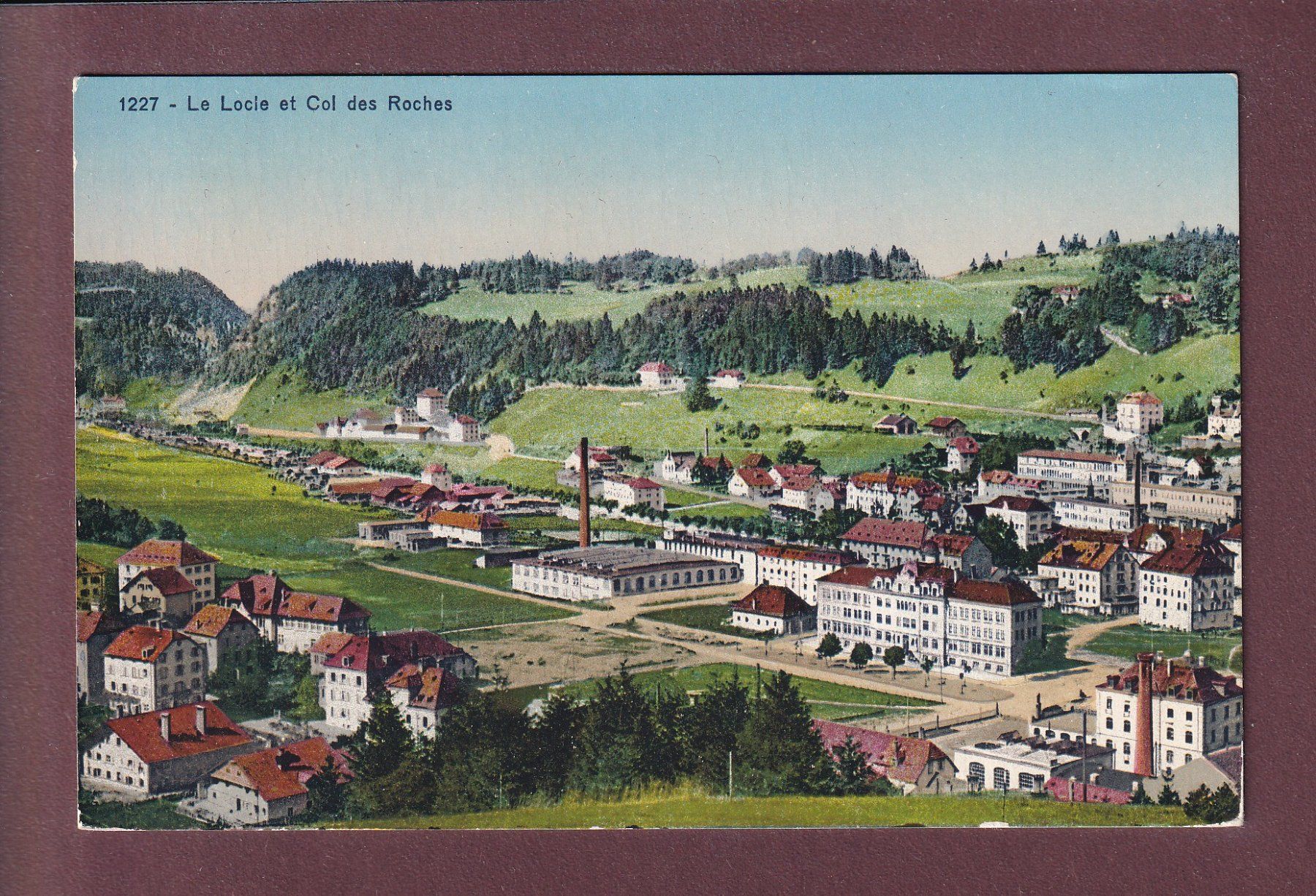 Ansichtskarten: LE LOCLE - Col des Roches – Gebraucht aus Pully von nicecards