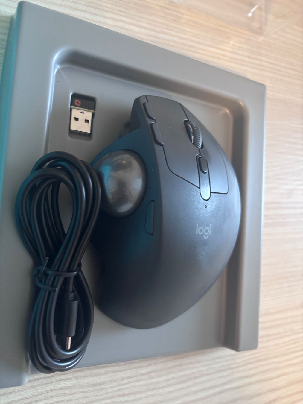 Logitech Mouse: Logitech Trackman Ergo MX ( Maus ) – Usato da Winterthur venduto da -tangerine- 1