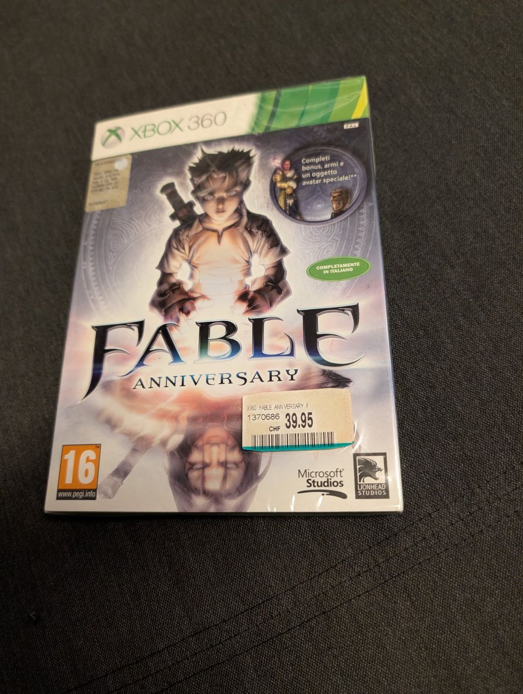 Spiele: Fable anniversary SEALED Microsoft Xbox 360 – Neu und originalverpackt aus Giubiasco von Tici__nerd_Giubiasco