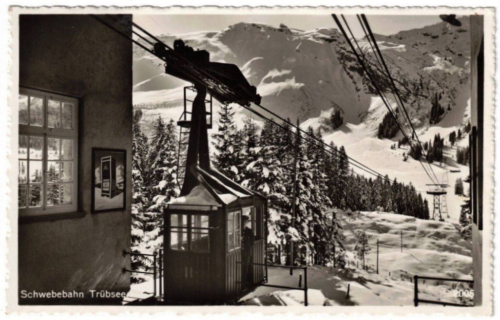 Cartoline postali: Engelberg - Luftseilbahn Gerschnialp--Trübsee – Usato da Binningen venduto da Mountainrider