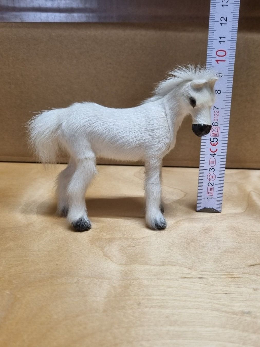 Figuren: Pferd weiss aus Echtfell – Gebraucht aus Basadingen von NekoBricks