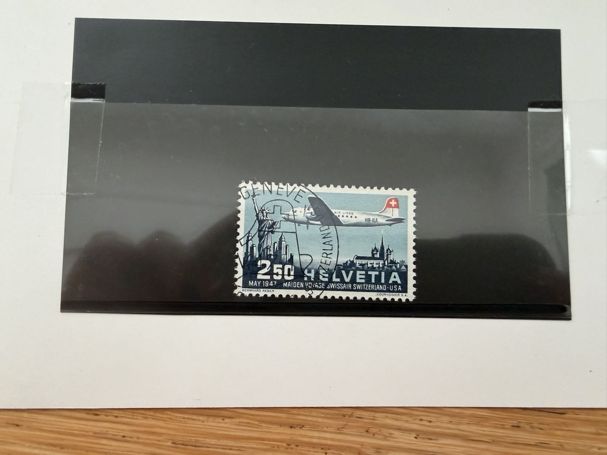 Tutti i francobolli: 10 Steckkarten Schweizer Marken ab Sitz Helvetia  – Usato da Murgenthal venduto da Tina_4055 2
