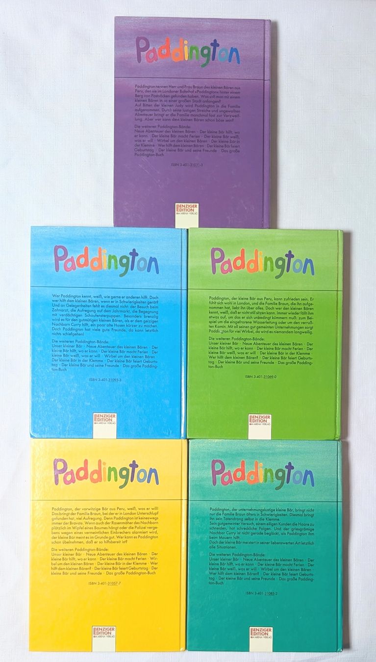 Libri: Paddington Bücher  - Michael Bond – Usato da Wängi venduto da ABIZONE-86 1