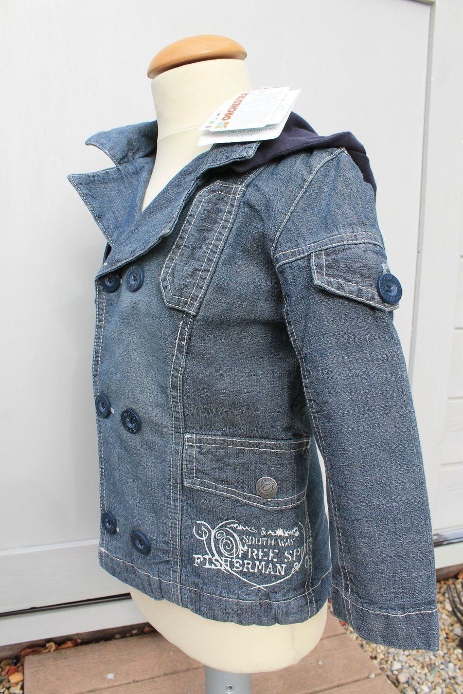 Giacche & Cappotti: Veste/Manteau capuche jeans ORCHESTRA – Nuovo e nell'imballaggio originale da Agiez venduto da chouchanelle 3