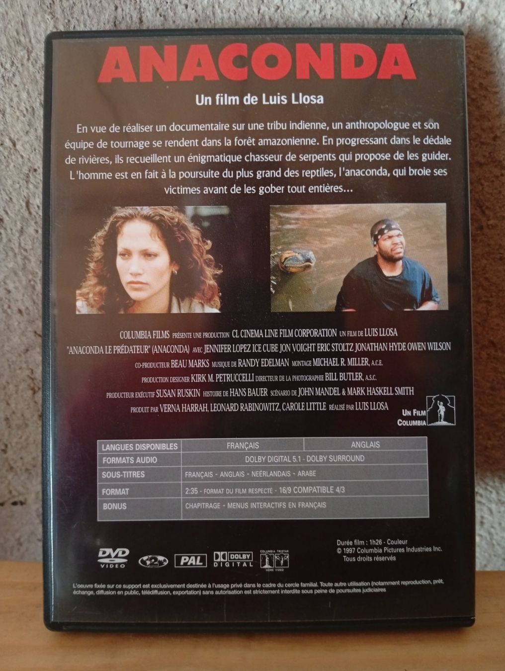 Tutti i DVDs: DVD Anaconda – Usato da Perrefitte venduto da 36B 2