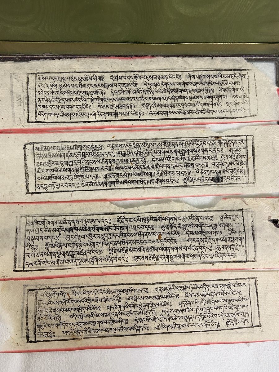 Libri: Antike buddhistische Schrift, gerahmt – Usato da Dietikon venduto da brocki-eyra