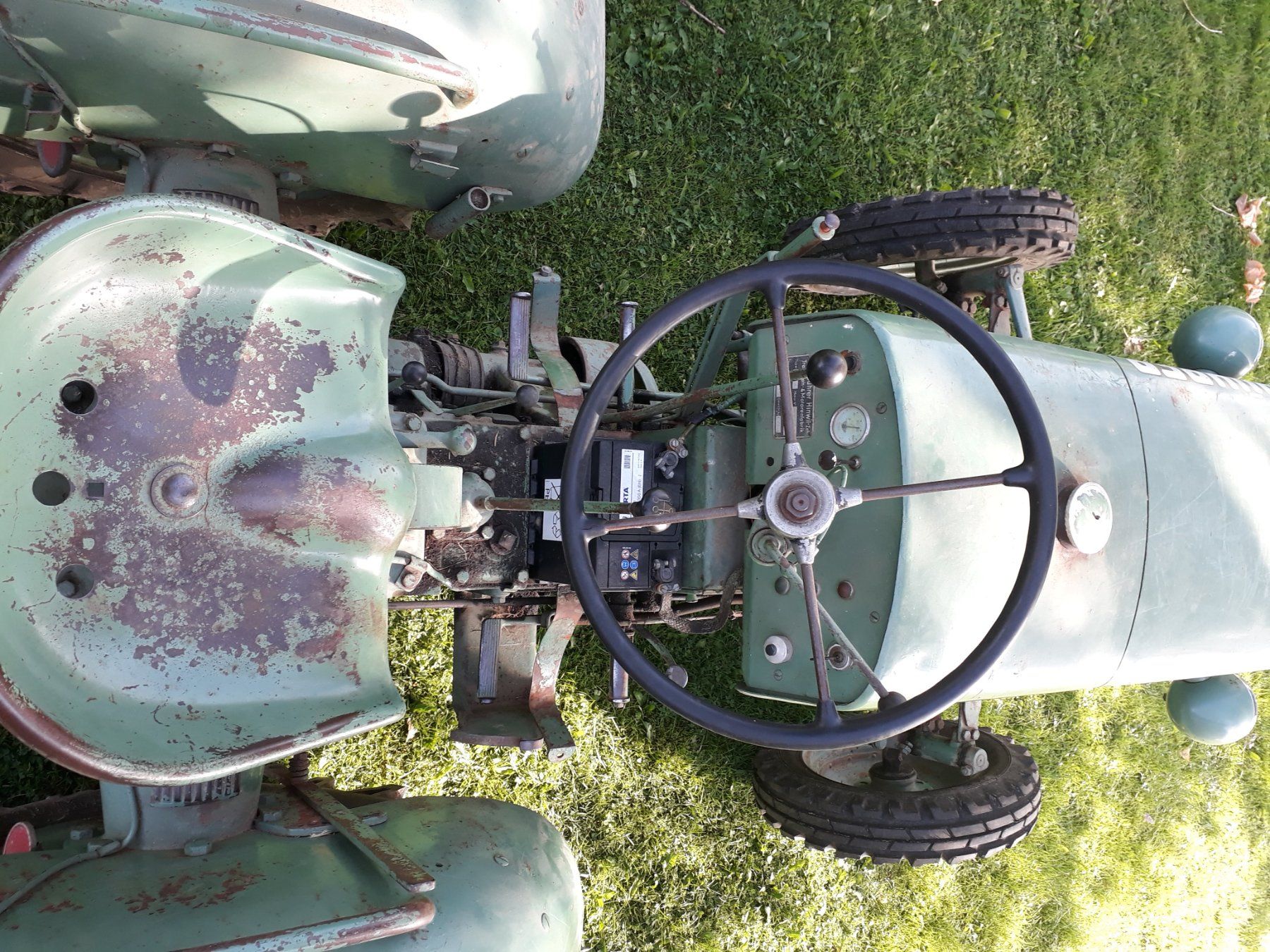 Bührer Trattori: Bührer UO4 Oldtimer-Traktor mit Anhänger – Usato da Hundwil venduto da Powercat16 4