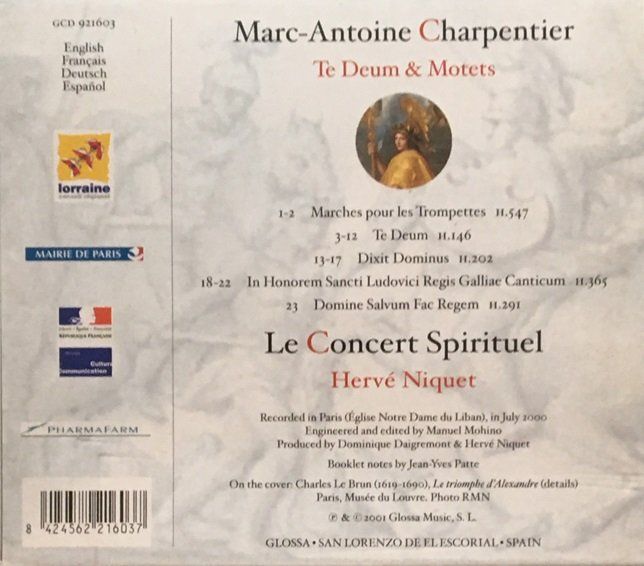 CDs: Charpentier - Te Deum & Motets – Gebraucht aus Grüningen von azulamarillo 1
