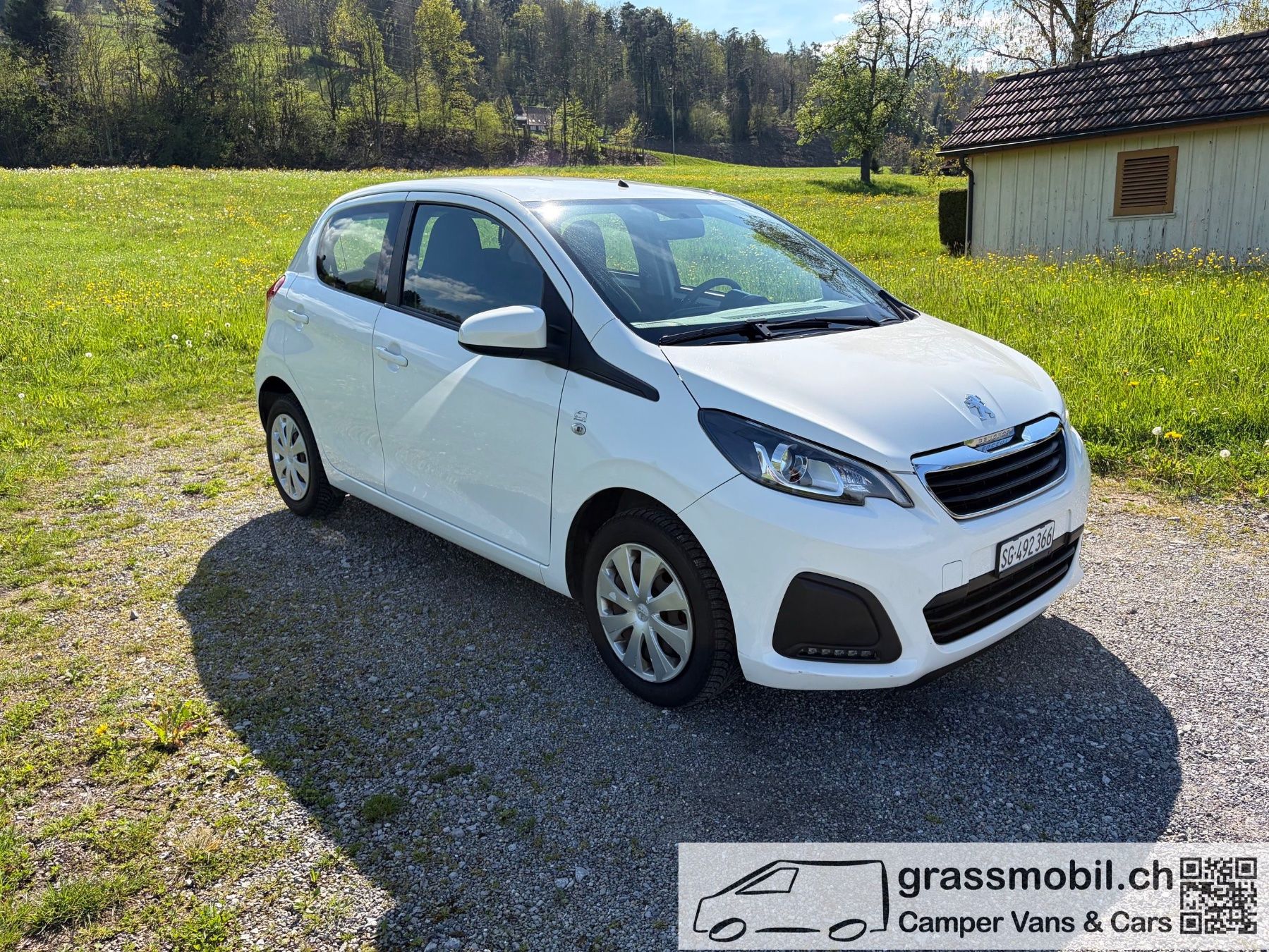 Peugeot Automobili: PEUGEOT 108 e-1.0 VTi Stop&Start Active mit frischer MFK – Usato da Staad SG venduto da grassmobil 1