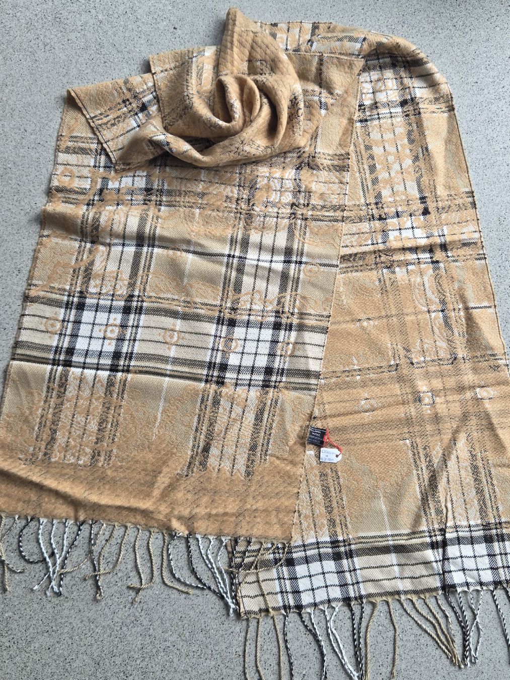 Foulard & Sciarpe: Schal 50% Wolle/50% Viscose – Nuovo e nell'imballaggio originale da Frauenfeld venduto da Schenken-mit-Herz