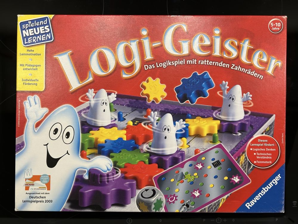 Ravensburger Logi-Geister – Lustiges Logikspiel Mit Zahnrädern Für Kinder Von 5 Bis 10 Jahren