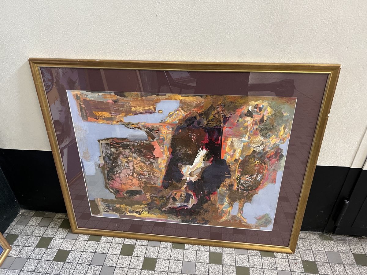 Gemälde: Tableau Abstrait Signé Année 1998, Encadré.Sous verre – Gebraucht aus Genève von Qanil77