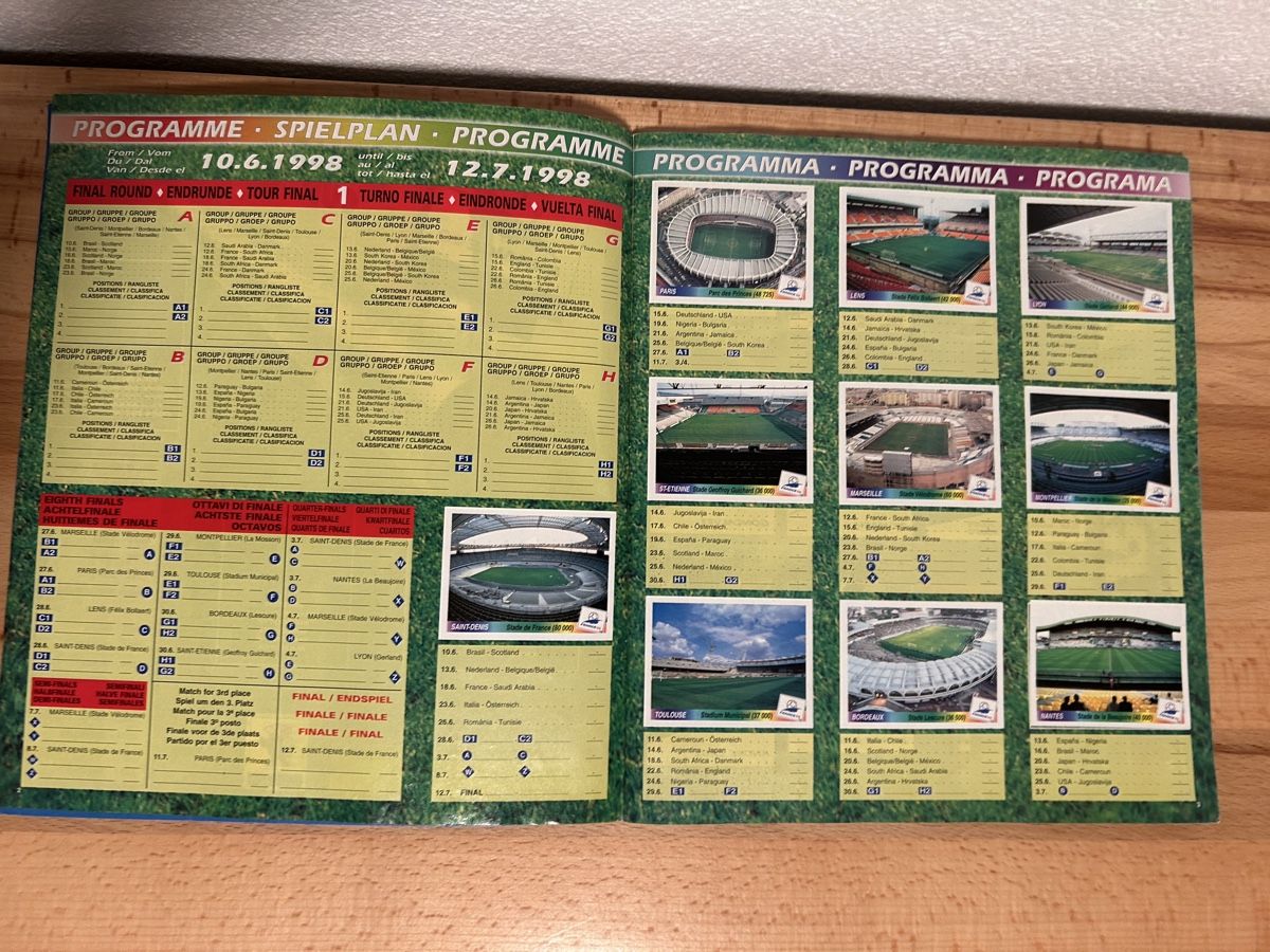 Panini Carte collezionabili: Panini 98 Album – Usato da Schliern b. Köniz venduto da Trebesch 1
