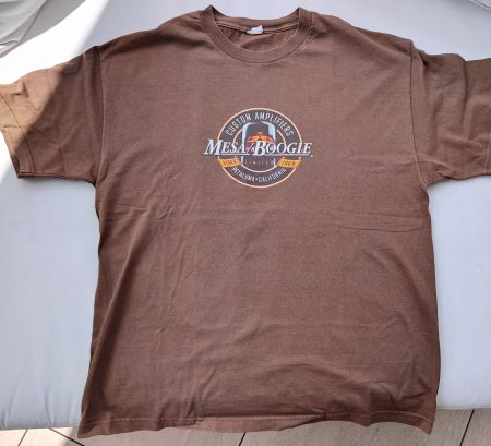 MESA/Boogie T-Shirt XL Braun – Gitarren-Amp Fanartikel