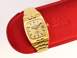 Gold Omega Constellation Automatik Armbanduhr