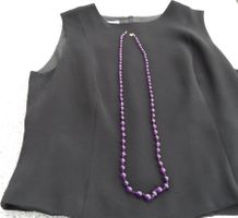 Amethyst-Kugelkette - tiefe lila Farbe, Natur zeitlos schön