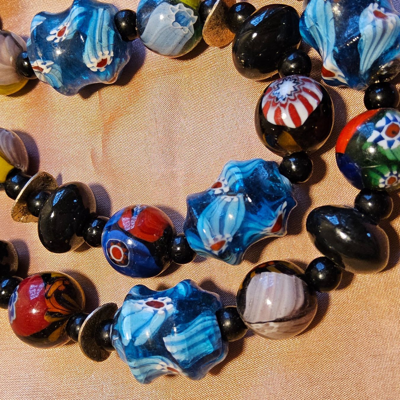 Murano Catenine: Wunderschöne Murano Glas Halskette Collier, Unikat – Usato da Zürich venduto da helsan 2