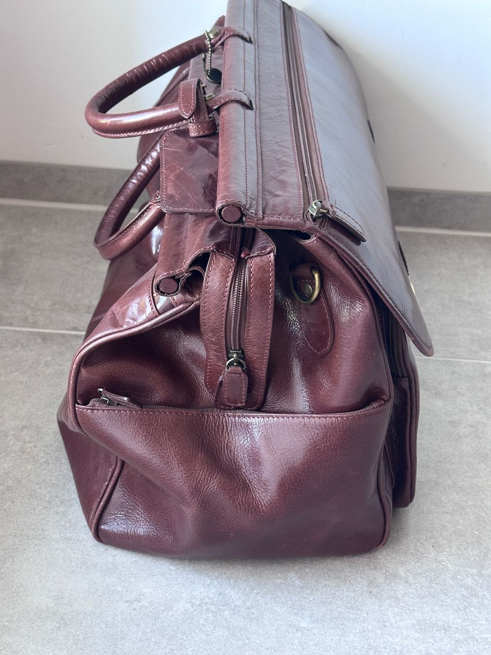 Taschen: Reise-Tasche aus Leder - neuwertig – Neu (gemäss Beschreibung) aus Berg SG von elcapitan02 2