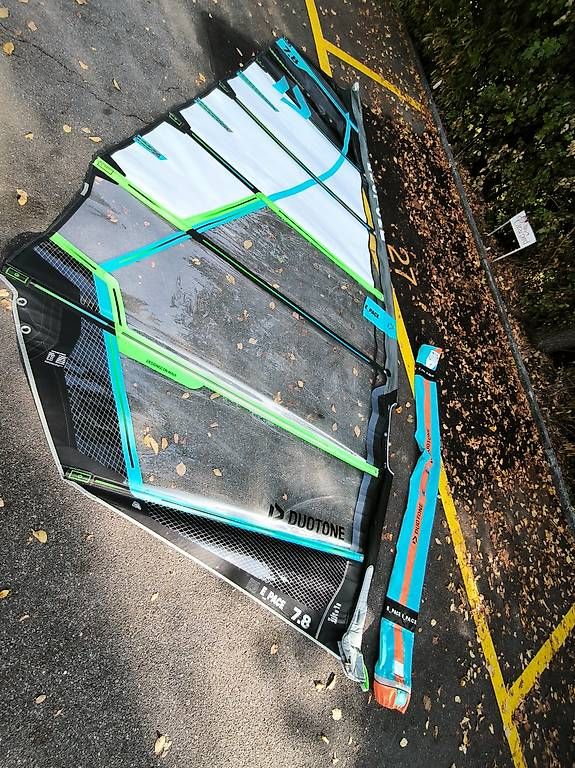 Surf: Windsurfsegel Duotone E_Pace 7.8 m2 – D'occasion à Rümlang par Indy521