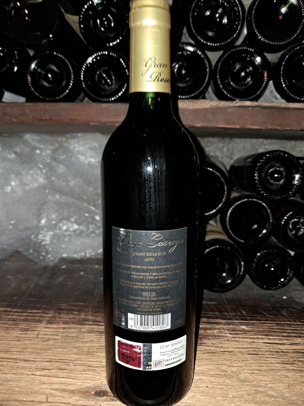 Rioja Vino: Vega Cascado rioja Gran Reserva 2001 – Nuovo e nell'imballaggio originale da Le locle venduto da juliensaran 2