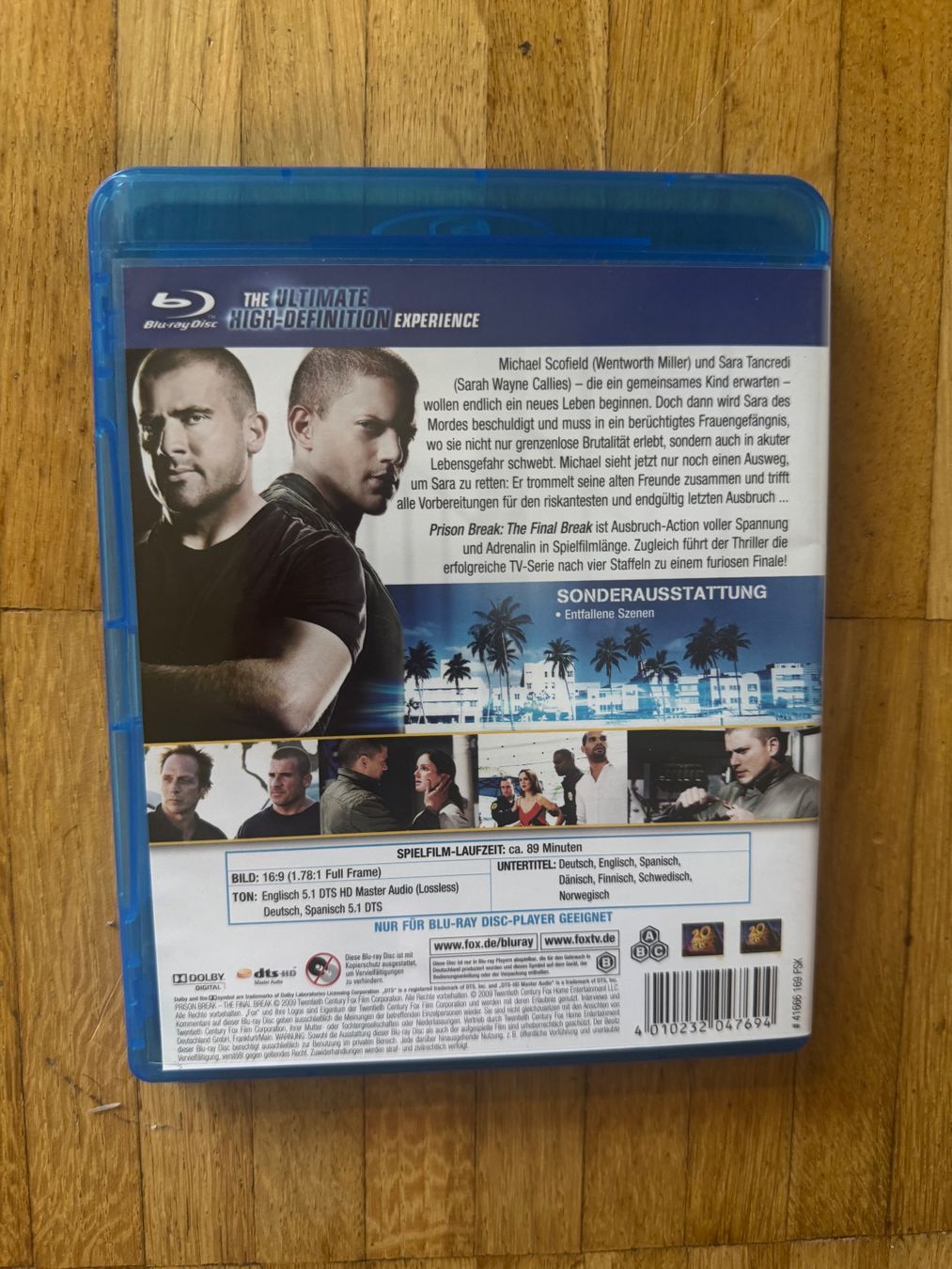 Alle DVDs: PRISON  BREAK: THE FINAL BREAK.  (BLU-RAY) – Gebraucht aus Basel von san_2qlq 1