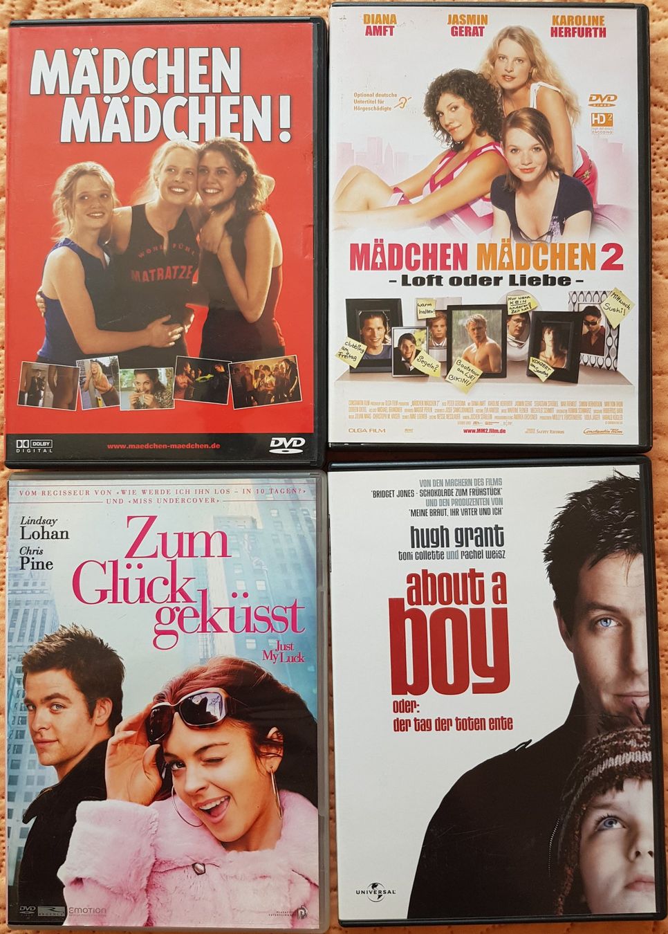 Alle DVDs: 4 DVDs Liebe & Humor  - S.B.1905 – Gebraucht aus Thun von Shame