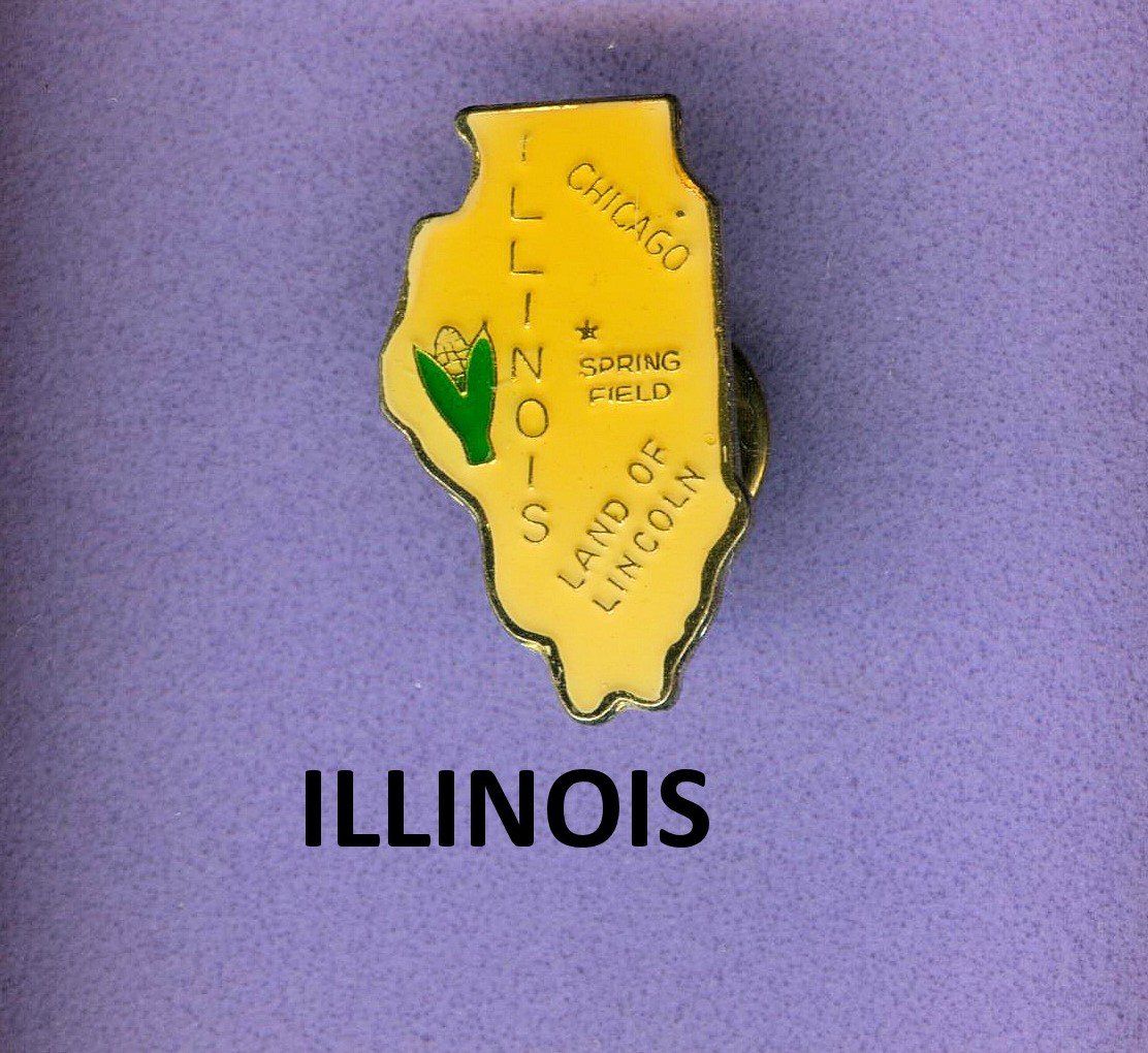 Placchette & Badge: USA   ILLINOIS – Usato da Winterthur venduto da Sammleroase