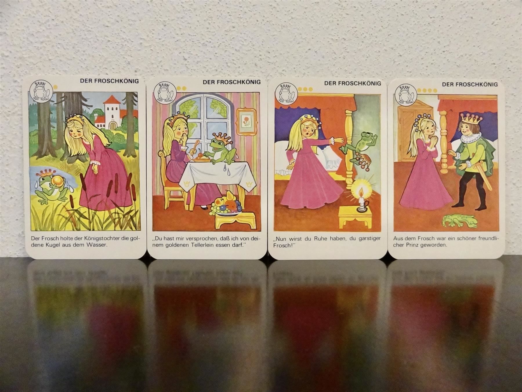 Giochi: schönes altes Quartett TIER-MÄRCHEN – Usato da Kerzers venduto da wisaundso 9