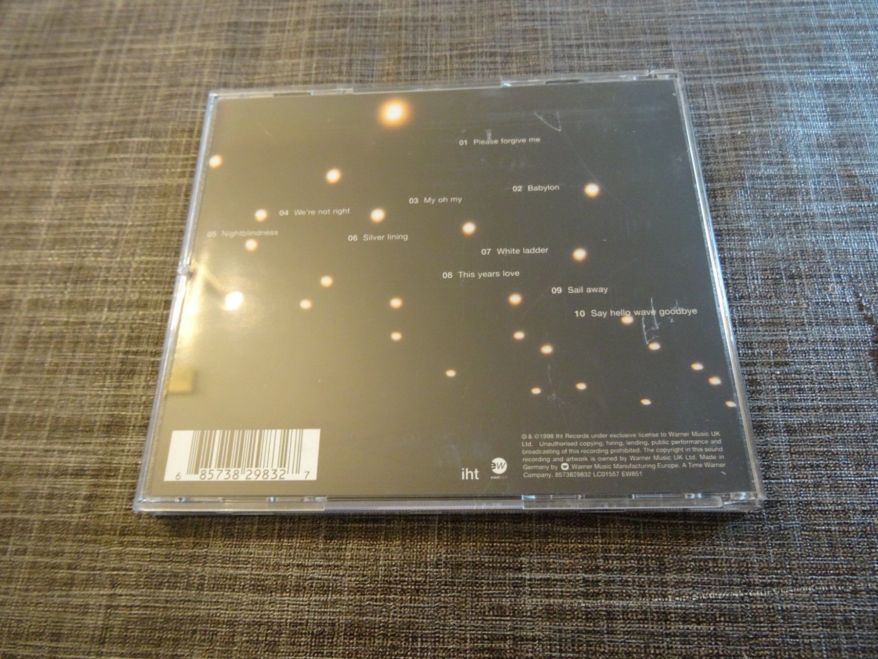 CD: David Gray - White Ladder CD – Usato da Olten venduto da Disc-Verkauf 1