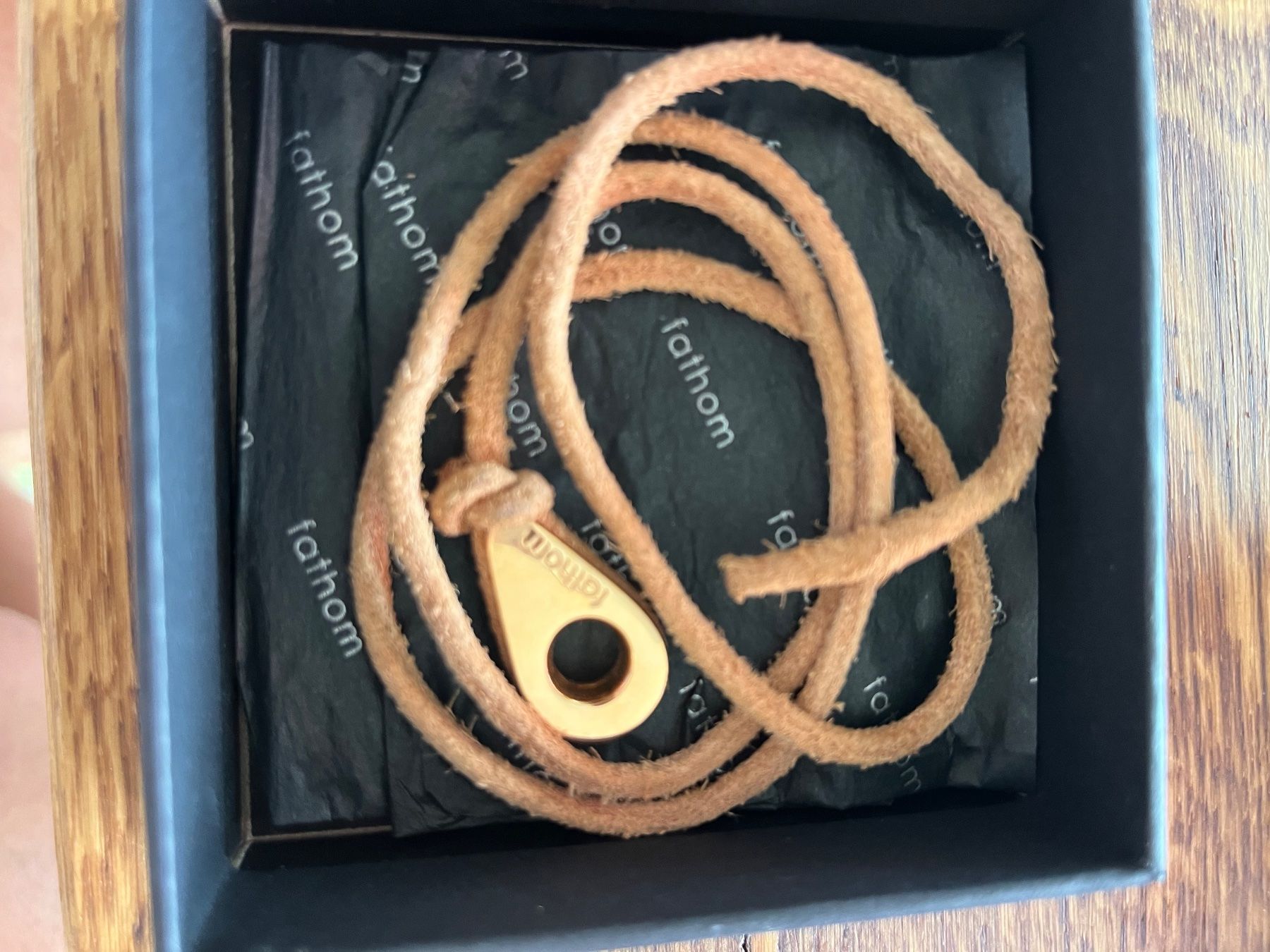 Armbänder & -reifen: Fathom helles Lederarmband Unisex *Neu – Neu (gemäss Beschreibung) aus Kerzers von del13