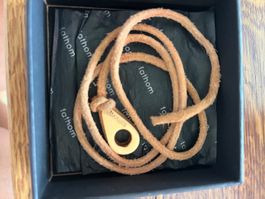 Fathom helles Lederarmband Unisex *Neu