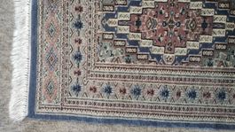 Hangeknüpfter Orientteppich  Wolle 145×95