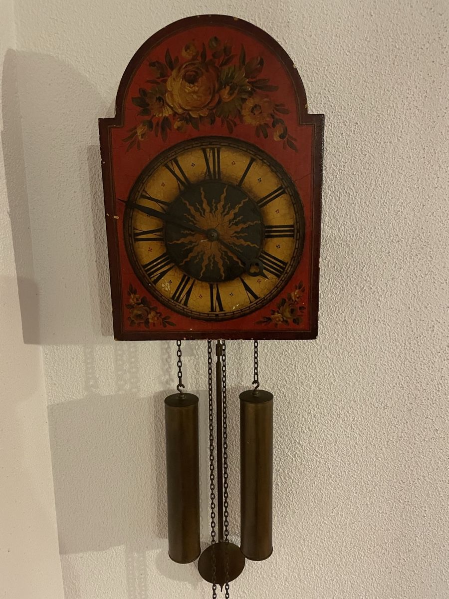 Altri accessori per orologi: Antike Wanduhr mit Rosenmalerei – Usato da Oberdorf NW venduto da Stern13