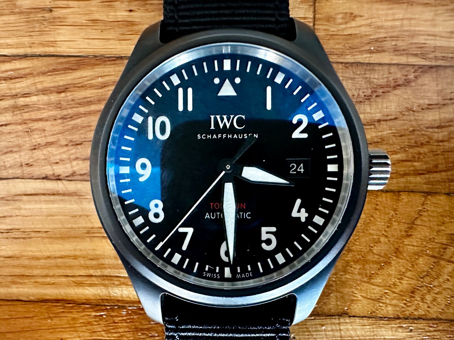 IWC Orologi: IWC Pilot Top Gun Pilot Ceramic IW326901 Full-Set – Nuovo (secondo la descrizione) da Matten b. Interlaken venduto da cour13