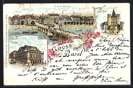 Litho Basel, Theater, Klein-Basel mit Da