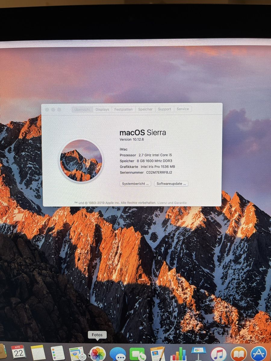 Apple PCs: Apple iMac 21.5” inkl. Maus – Gebraucht aus Thalheim von karmabis_ 4