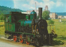 Bahn Lok 3/3 Brauerei Feldschlössli 1966 Motiv sehr gut erha
