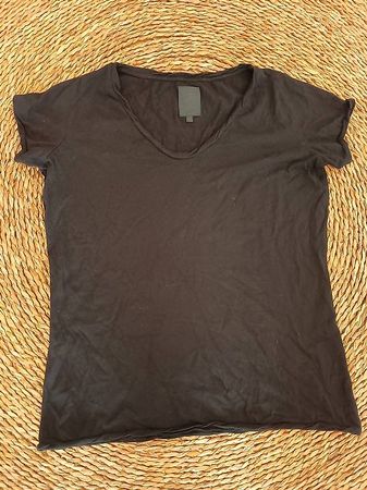 T-Shirt mit speziellem Saum von thom/krom Unisex