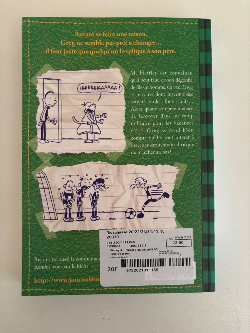 Bücher: Journal d’un dégonflé 3 – Gebraucht aus Magglingen/Macolin von pinkpudel 1