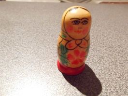 Setzkasten Matrjoschka, gelb/rot