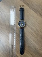 Wunderschöne Michael Kors Armbanduhr, gold & blaues Leder