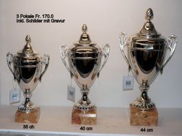 3er Serie Pokale