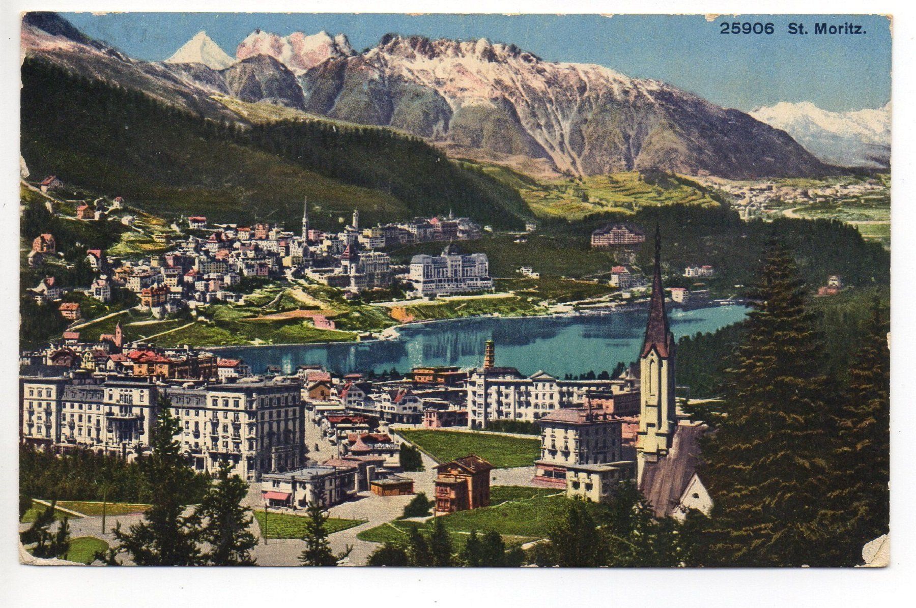 Cartes postales: ST. MORITZ 1919 – D'occasion à Jona par philajona