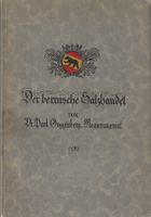 Der bernische Salzhandel 1933