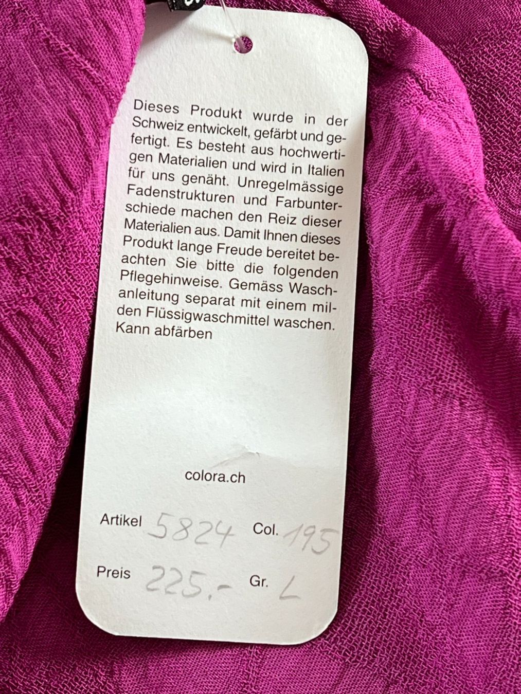Colora Camicette: Colora Damen Bluse, Gr. L, Lila, NEU – Nuovo e nell'imballaggio originale da Worb venduto da farben20zauber 1