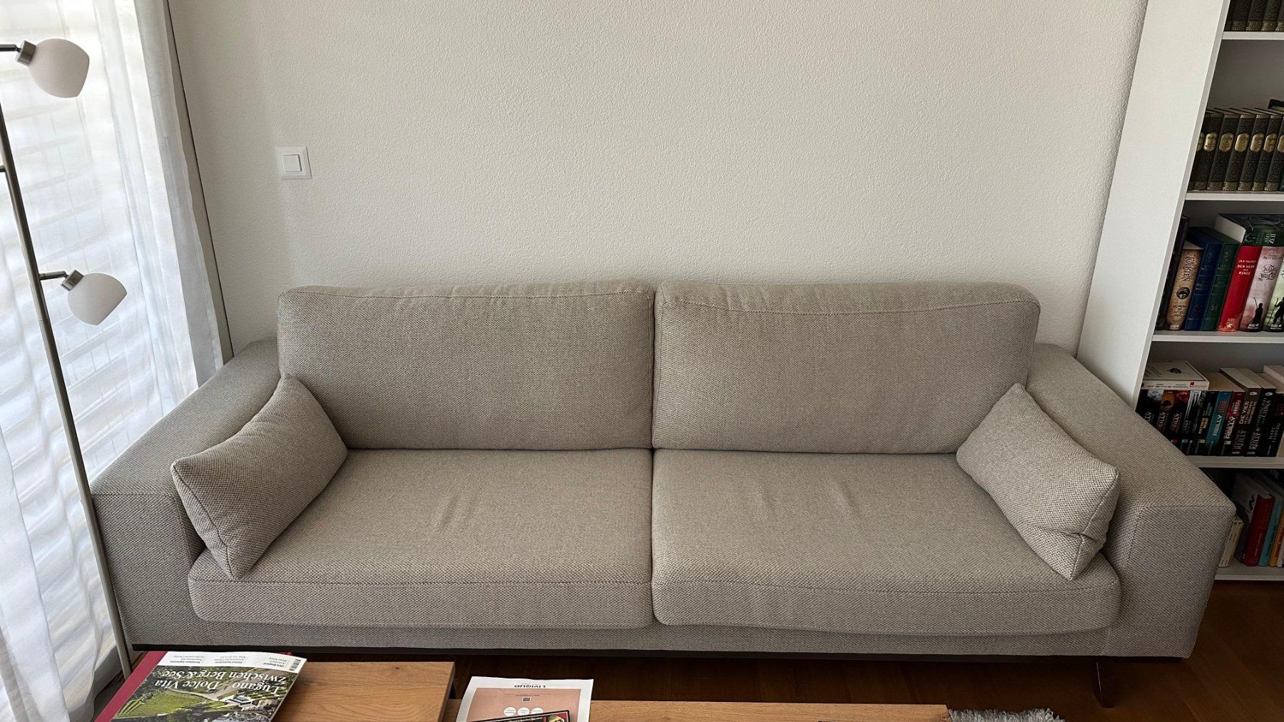 Divani: Sofa Stoff,  beige – Usato da Wetzikon venduto da merz0815